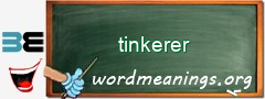 WordMeaning blackboard for tinkerer